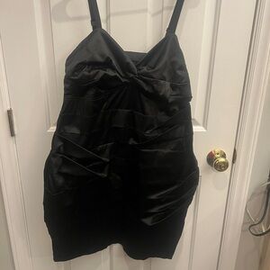 Womens plus size black dress 16